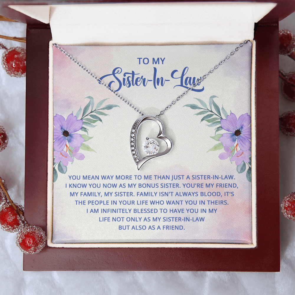 Forever Love Necklace:To My Sister In Law
