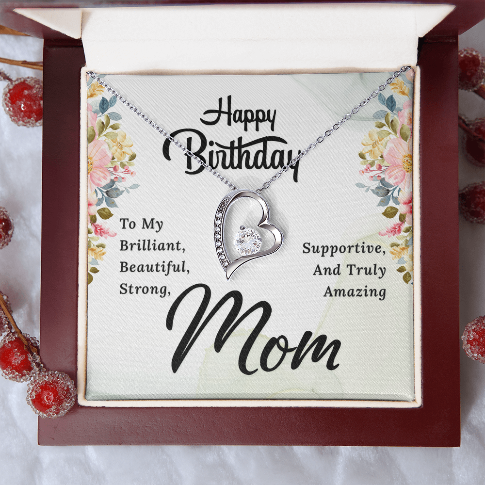Forever Love Necklace: Happy Birthday Mom