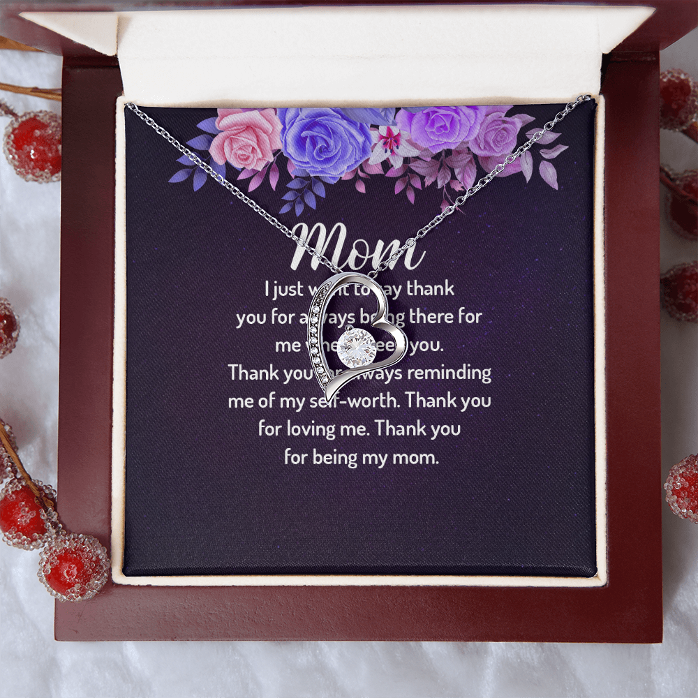 Forever Love Necklace: Mom I Just Want To Say Thank You