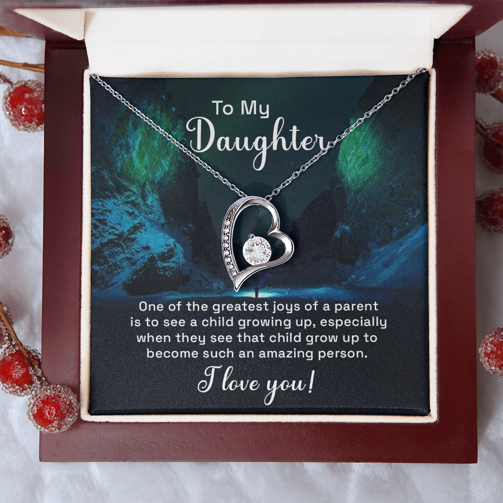Forever Love Necklace: To My Daughter One The Greatest Joys