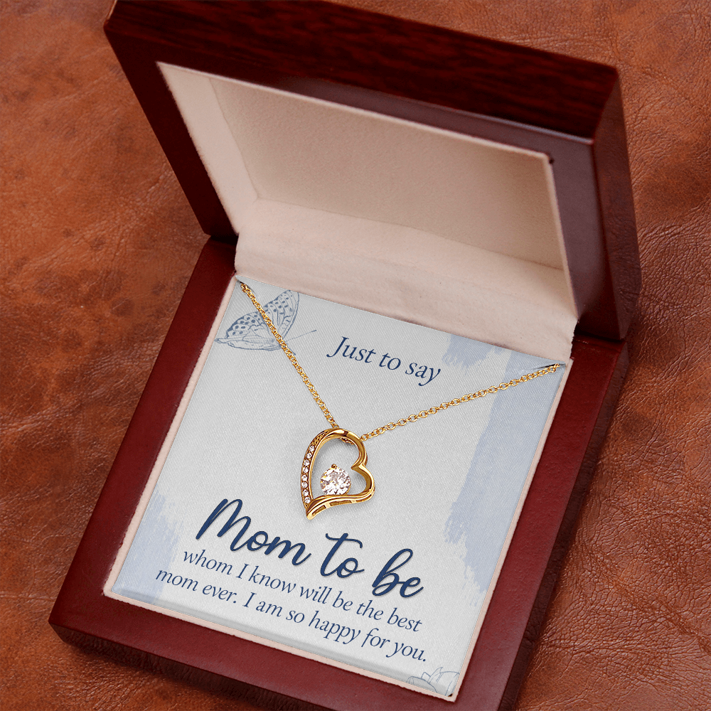 Forever Love Necklace:Just To Say Mom To Be