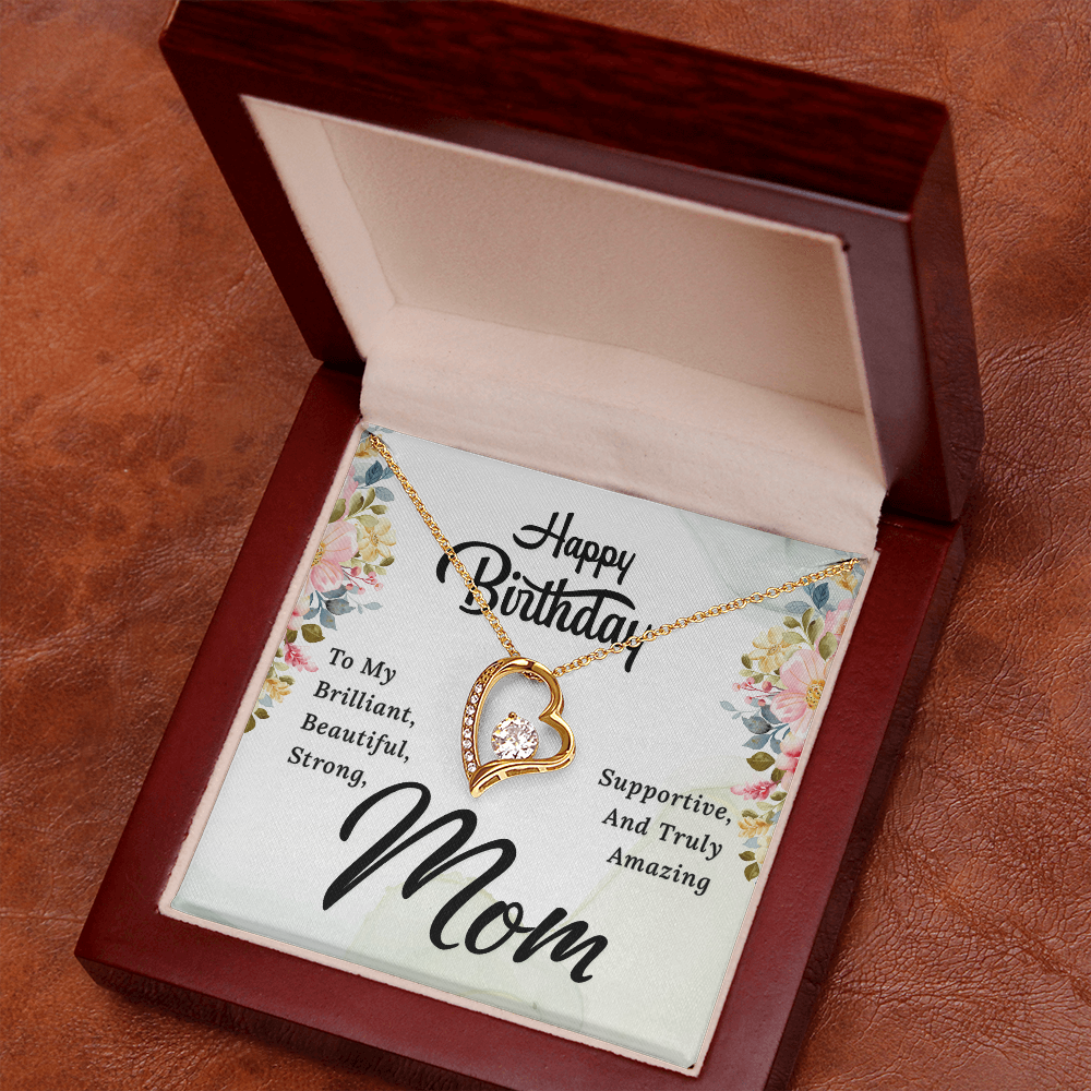 Forever Love Necklace: Happy Birthday Mom