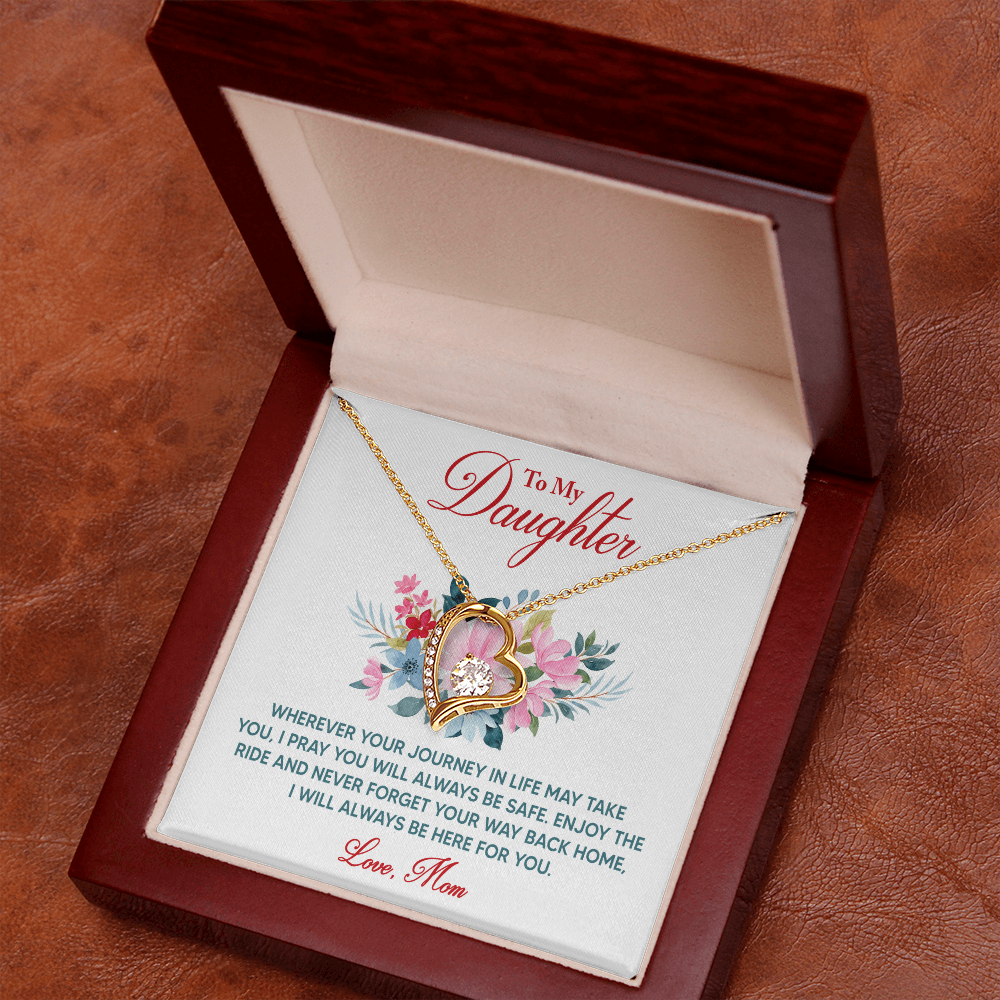 Forever Love Necklace: To My Daughter Love Mom