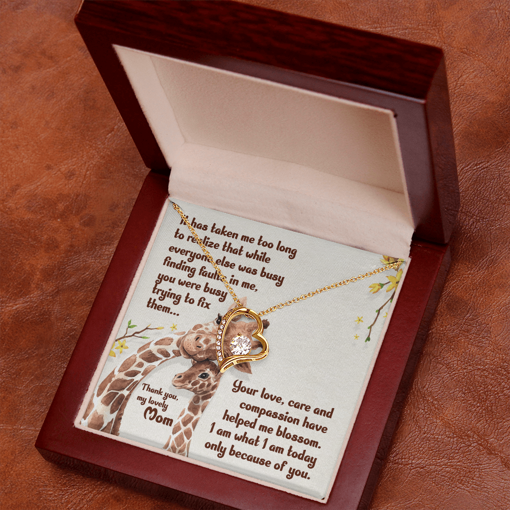 Forever Love Necklace:Thank You My Lovely Mom
