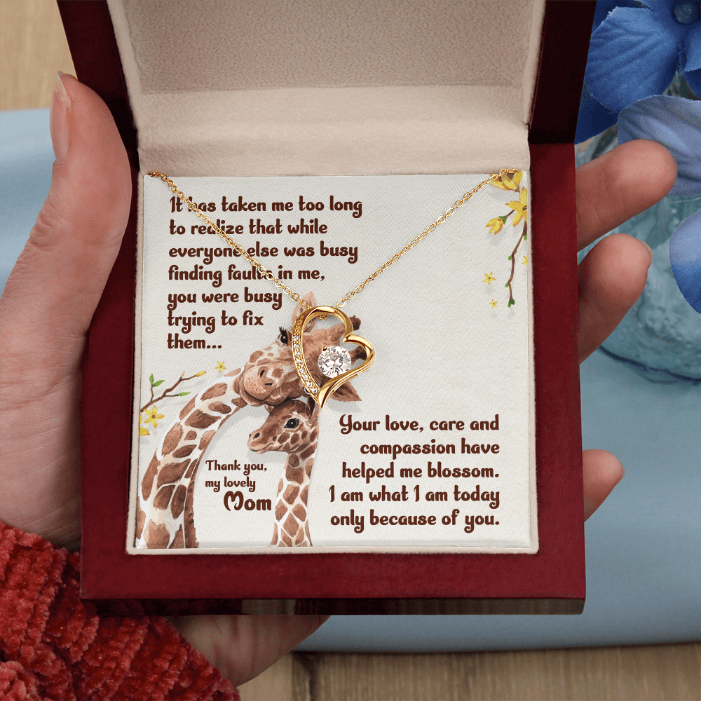 Forever Love Necklace:Thank You My Lovely Mom