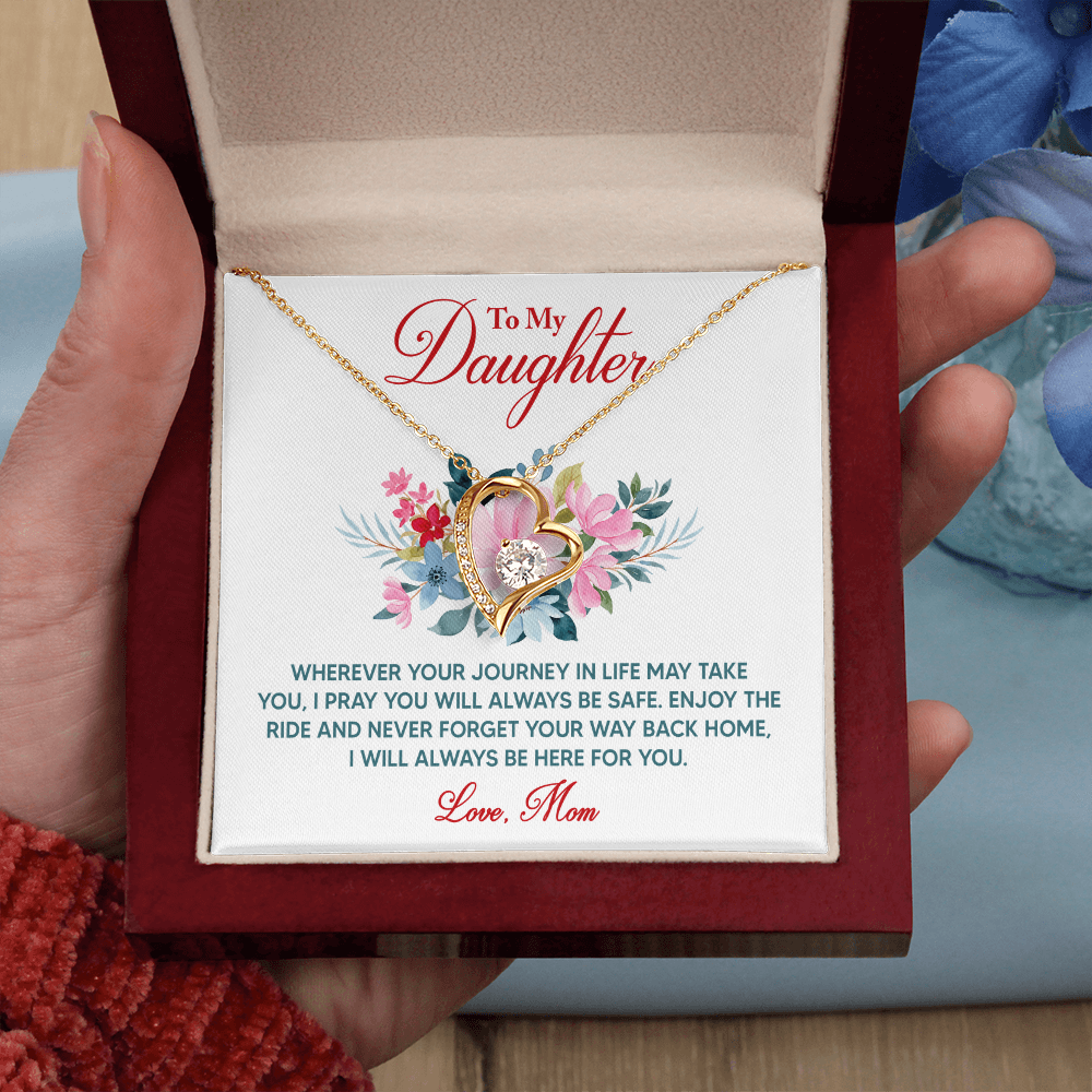 Forever Love Necklace: To My Daughter Love Mom