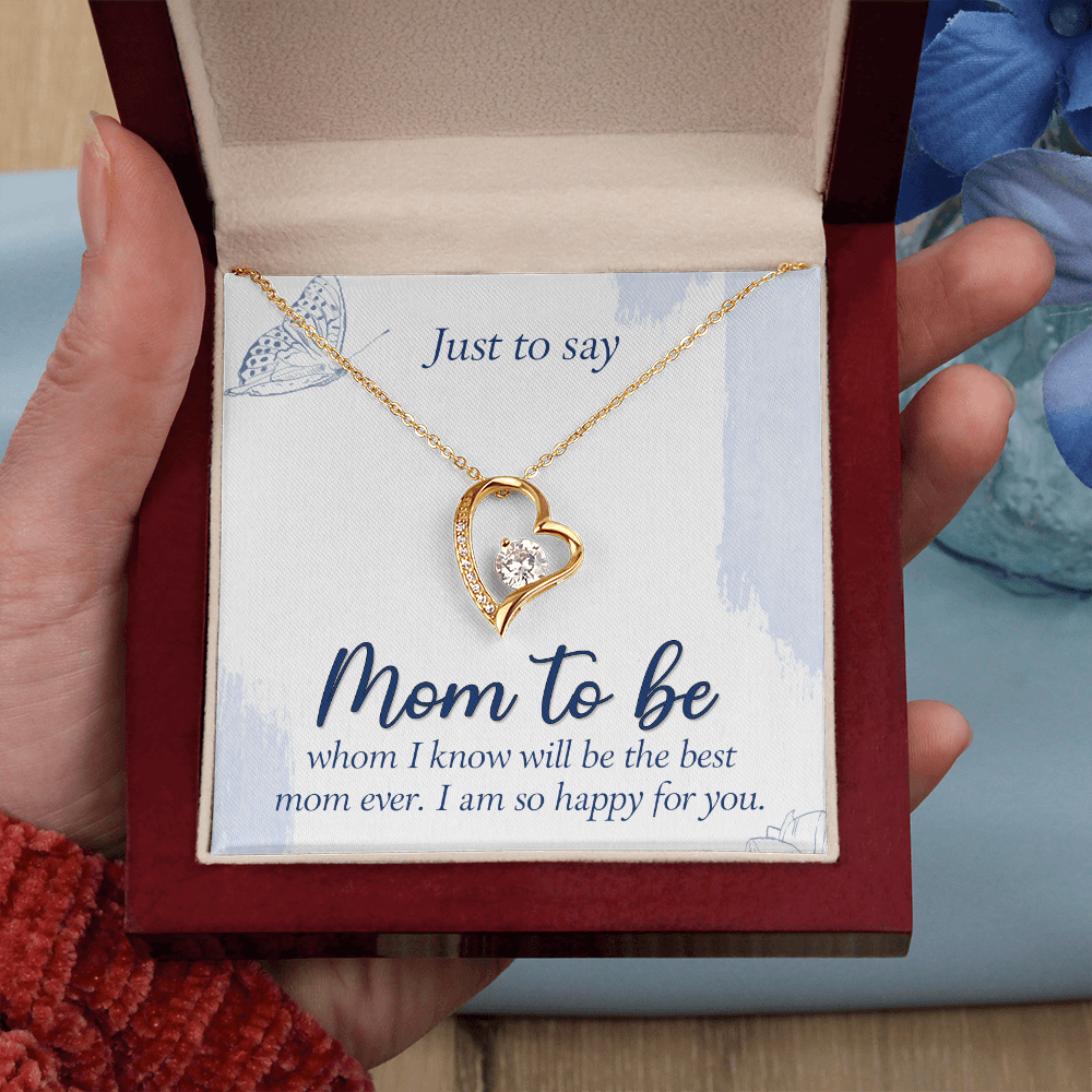 Forever Love Necklace:Just To Say Mom To Be