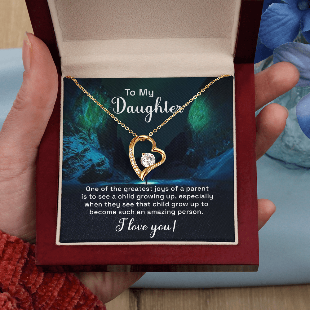 Forever Love Necklace: To My Daughter One The Greatest Joys