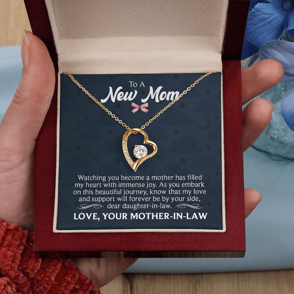 Forever Love Necklace: To A New Mom Love Your Mother-In-Law