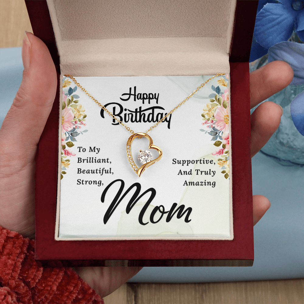 Forever Love Necklace: Happy Birthday Mom