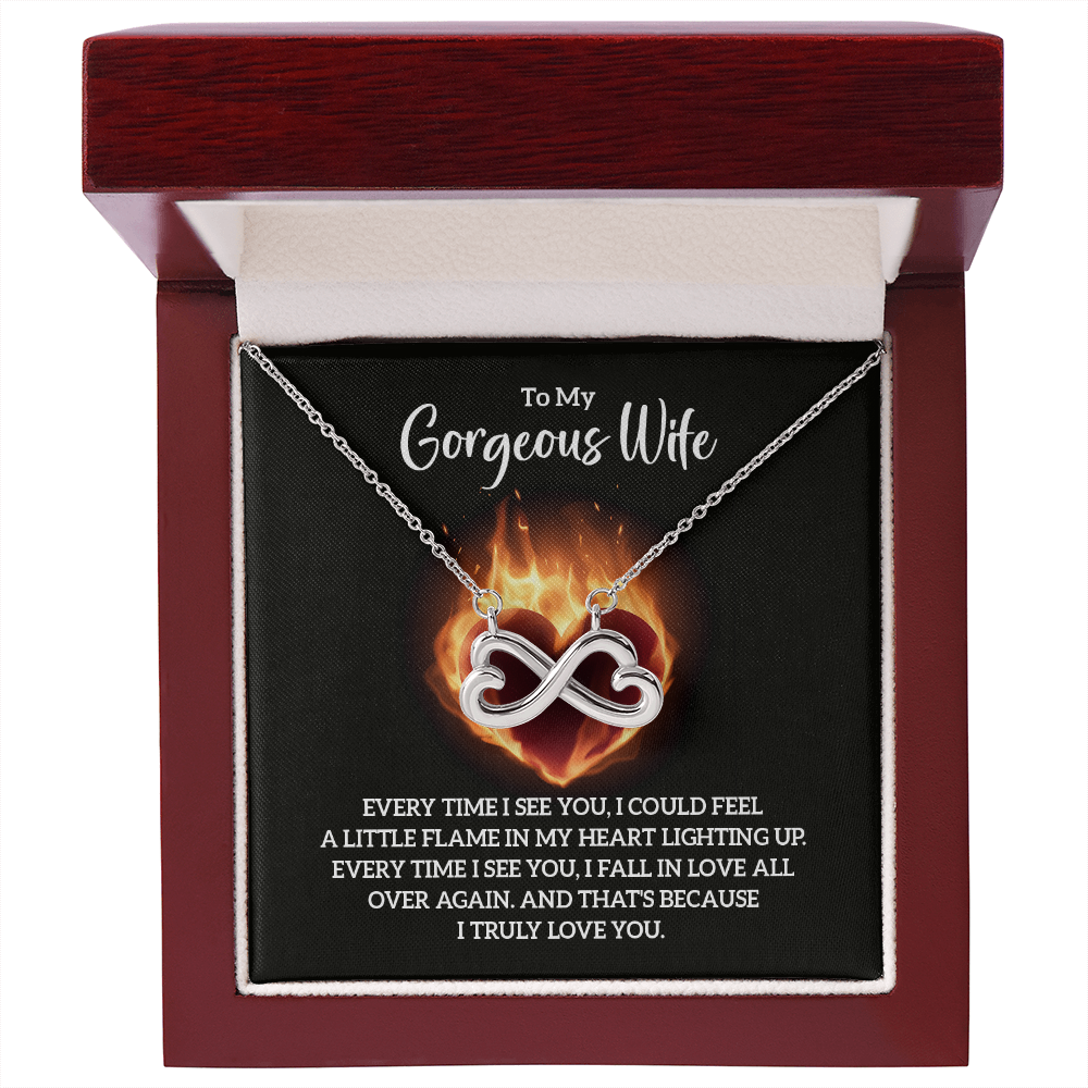 Endless Love Necklace:To My Gorgeous Wife