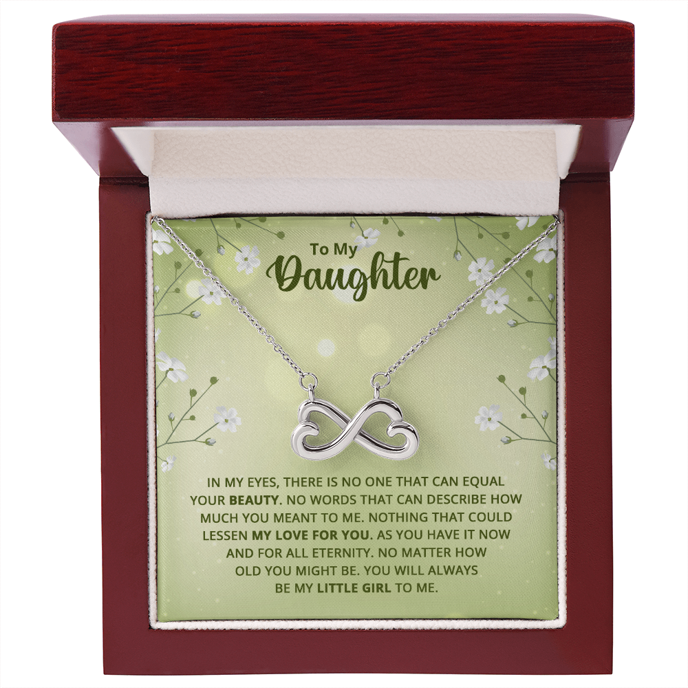 Endless Love Necklace: Daughter -In My Eyes My Little Girl