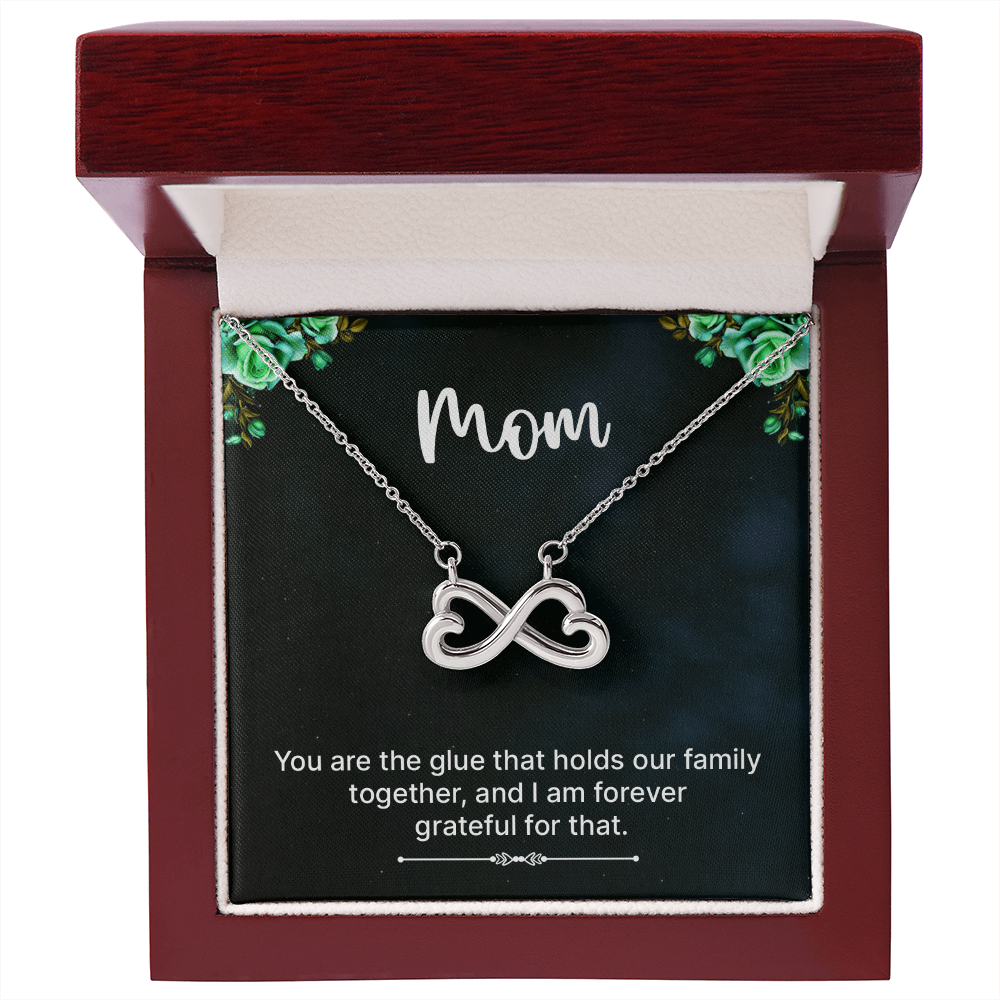 Endless Love Necklace : Mom- You Are The Glue