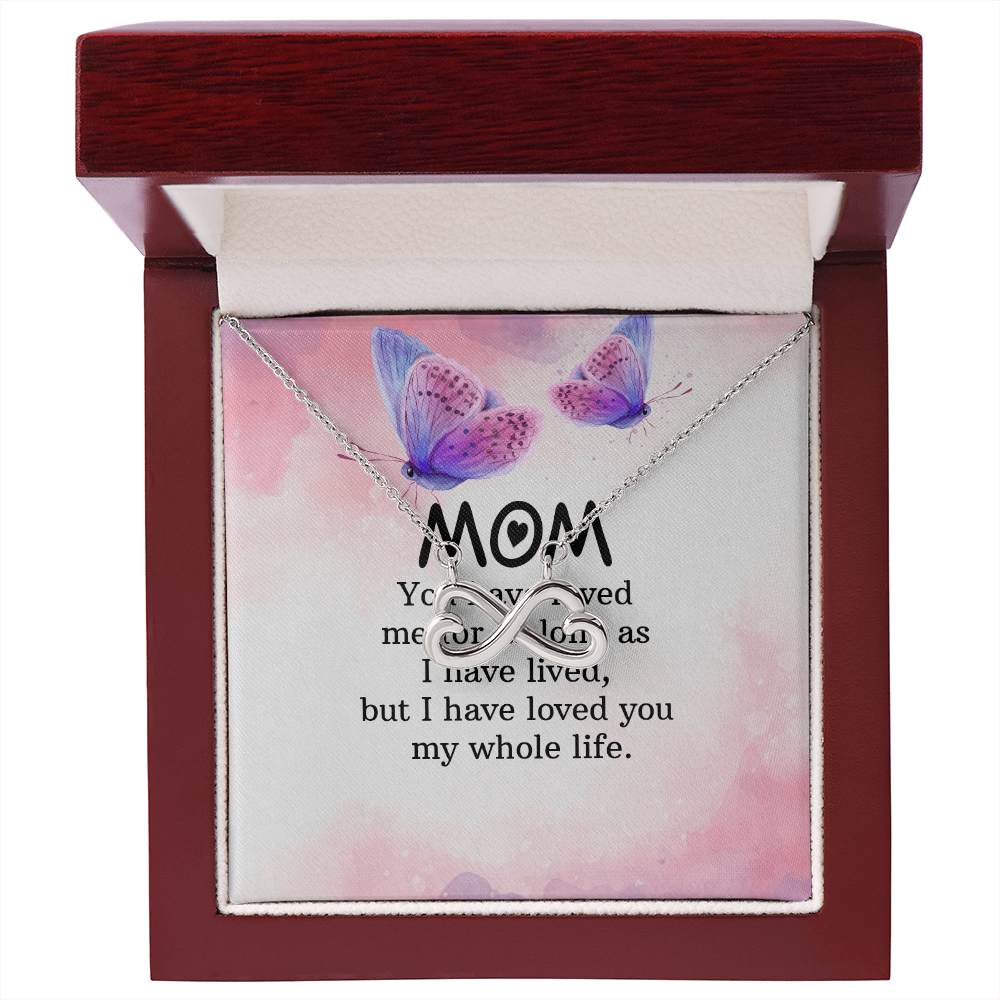 Endless Love Necklace: Mom- I Have Love For You My Whole Life