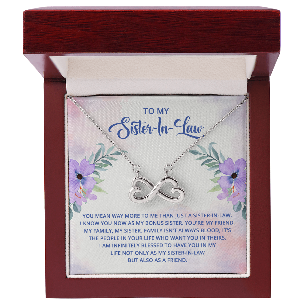 Endless Love Necklace: To My Sister -In-Law You Mean Way More To Me