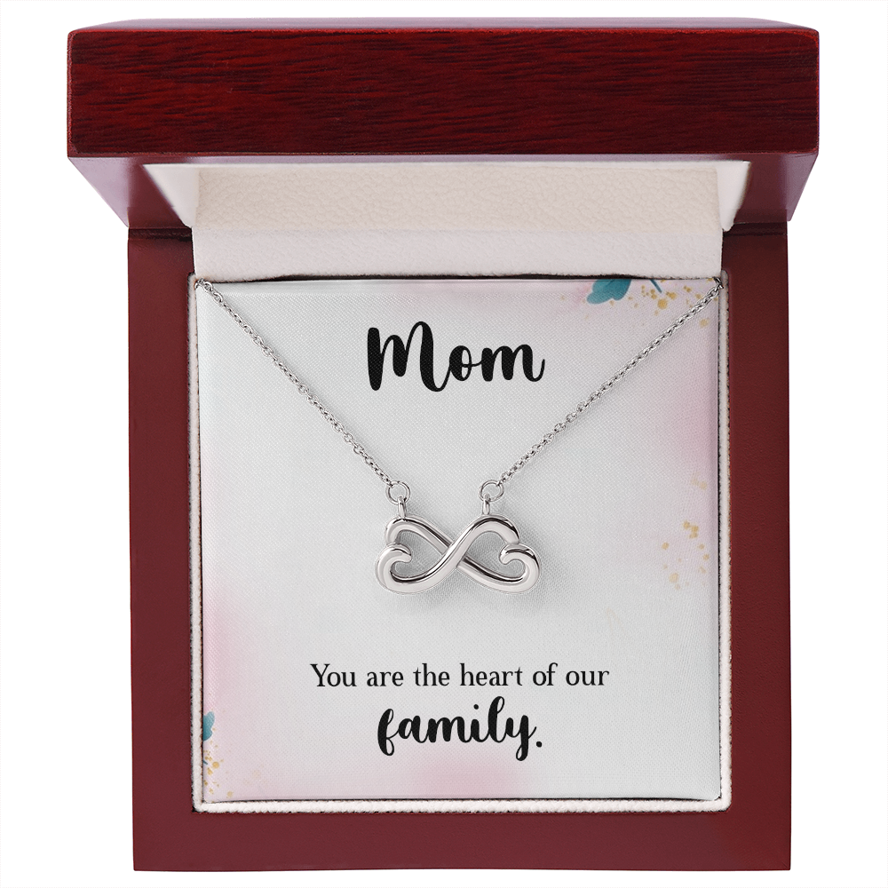Endless Love Necklace: Mom : You Are The Heart Of This Family