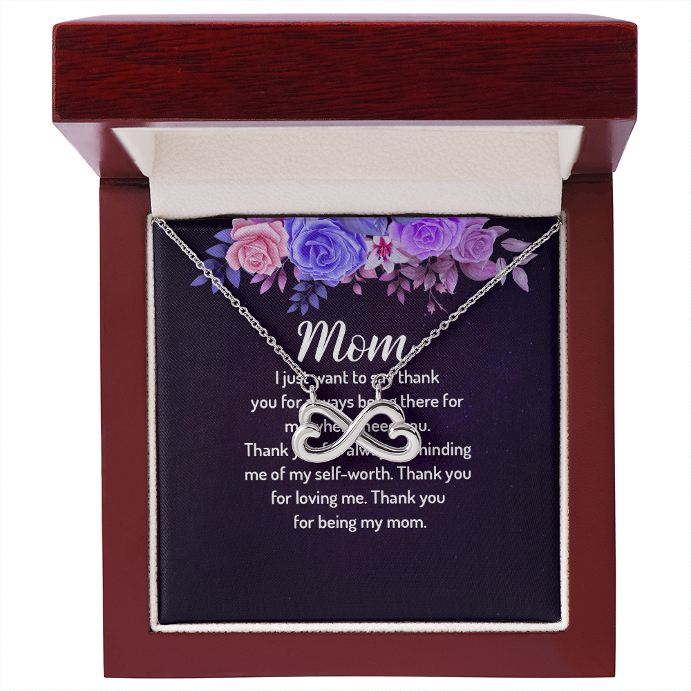 Endless Love Necklace: Mom- Thank You
