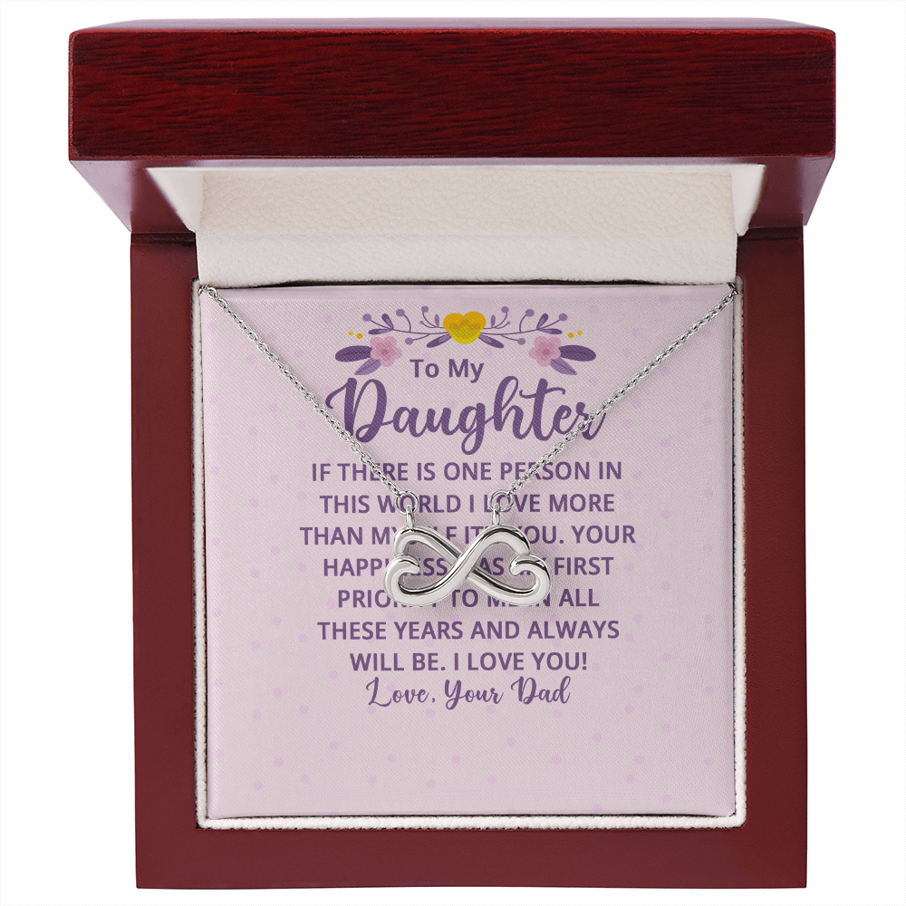Endless Love Necklace:Daughter -Love Your Dad