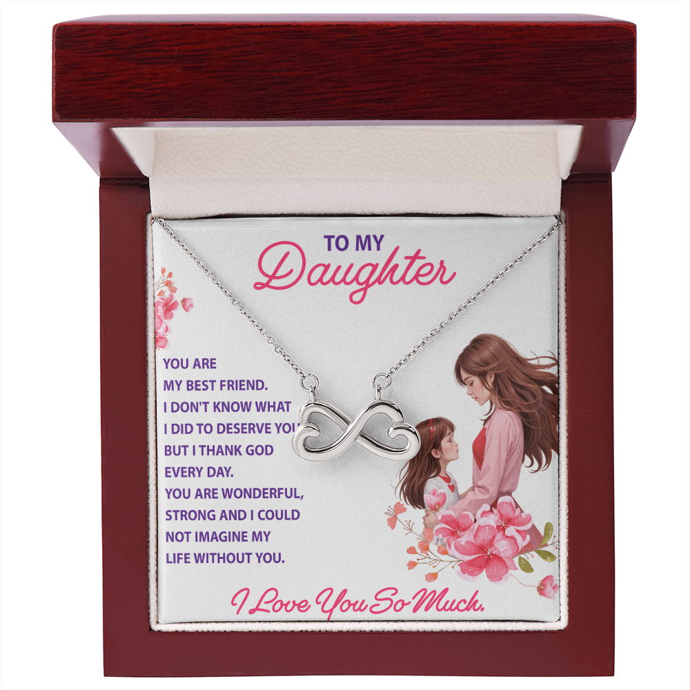 Endless Love Necklace:Daughter - You Are My Best Friend