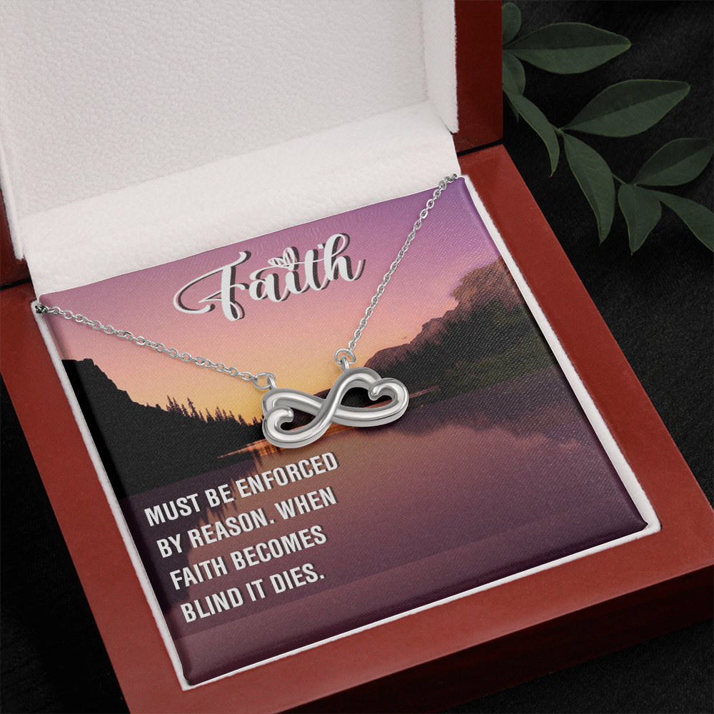 Endless Love Necklace: Faith Must Be Enforce