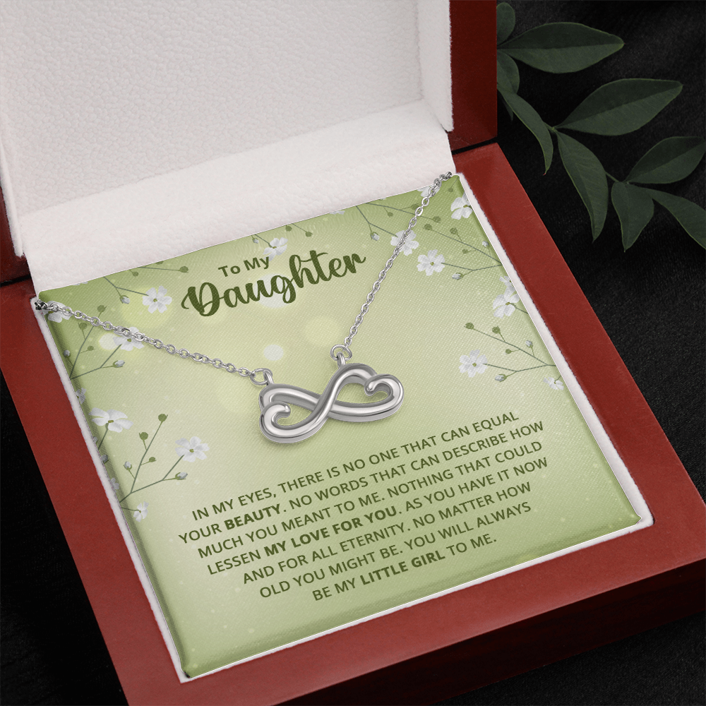 Endless Love Necklace: Daughter -In My Eyes My Little Girl