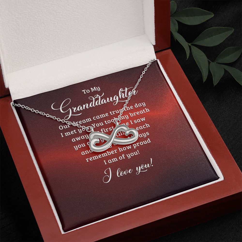 Endless Love Necklace:To My Granddaughter