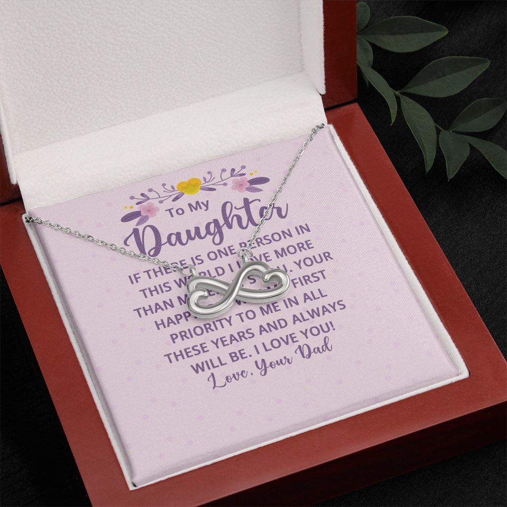 Endless Love Necklace:Daughter -Love Your Dad