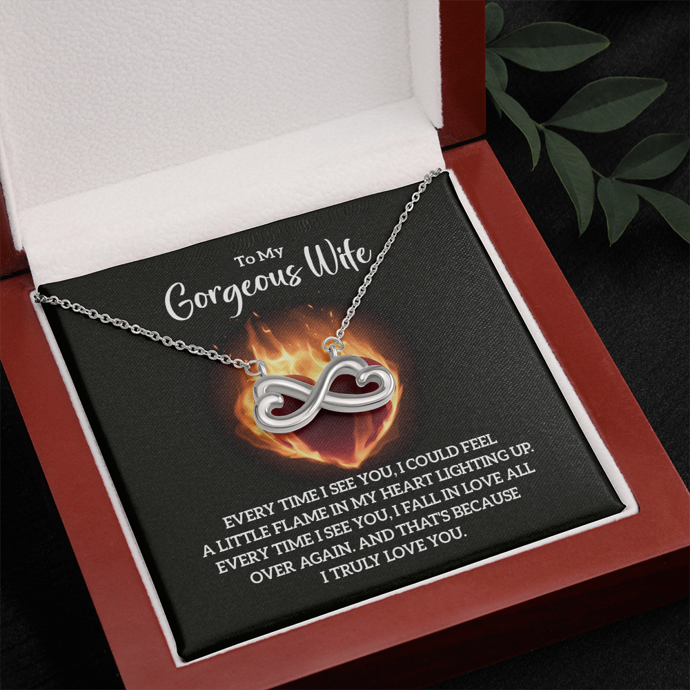 Endless Love Necklace:To My Gorgeous Wife