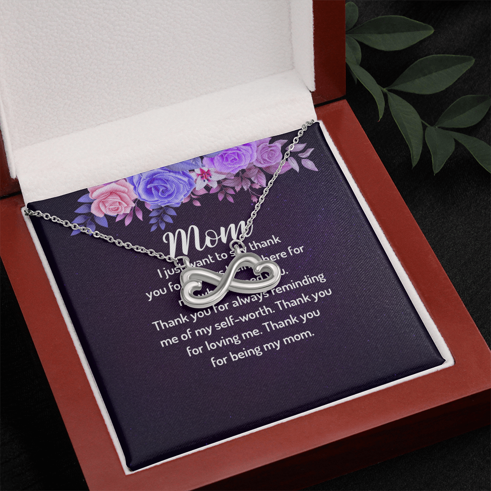 Endless Love Necklace: Mom- Thank You