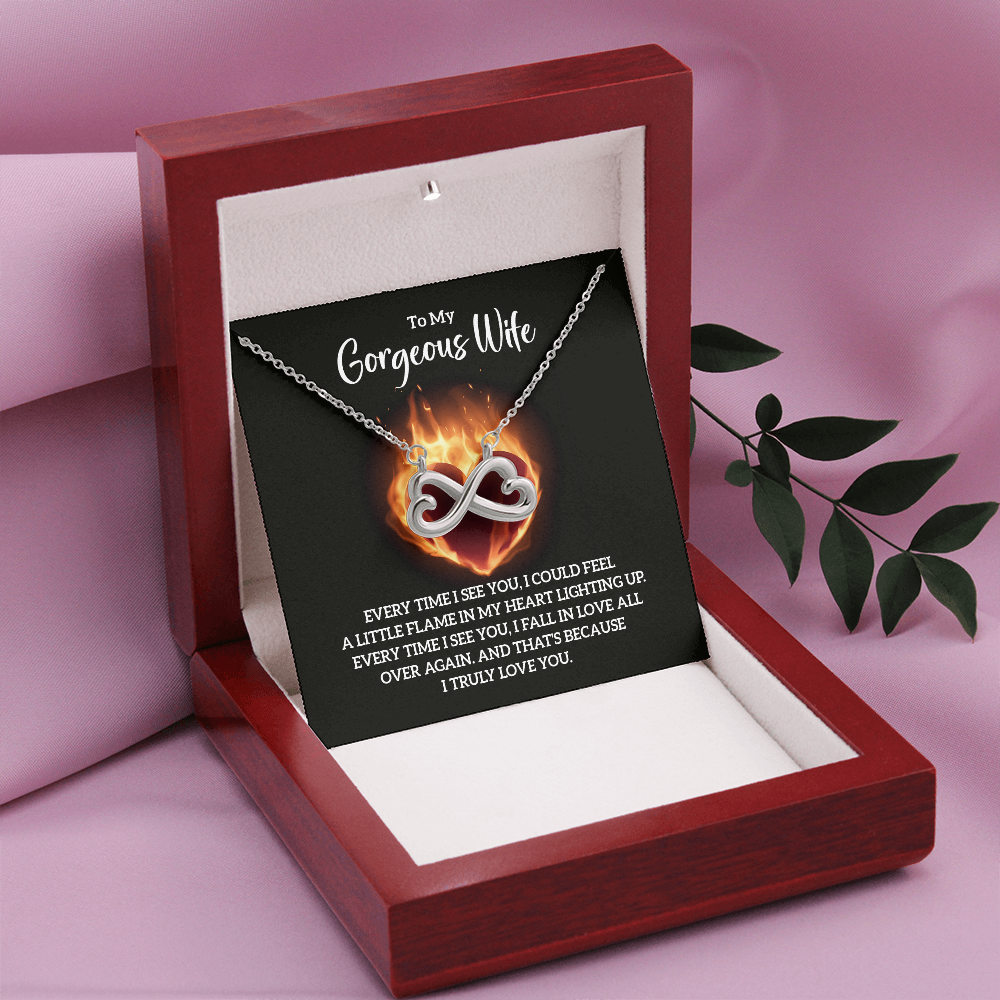 Endless Love Necklace:To My Gorgeous Wife