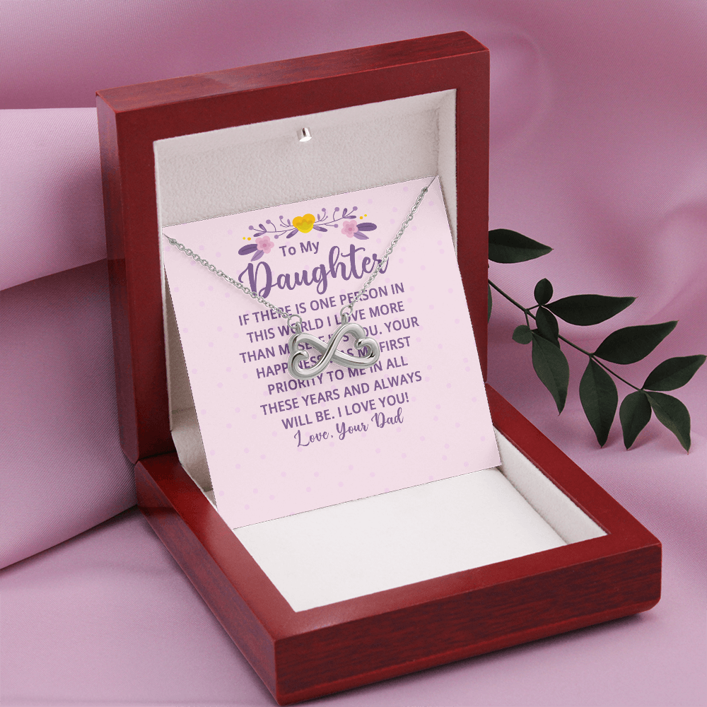 Endless Love Necklace:Daughter -Love Your Dad