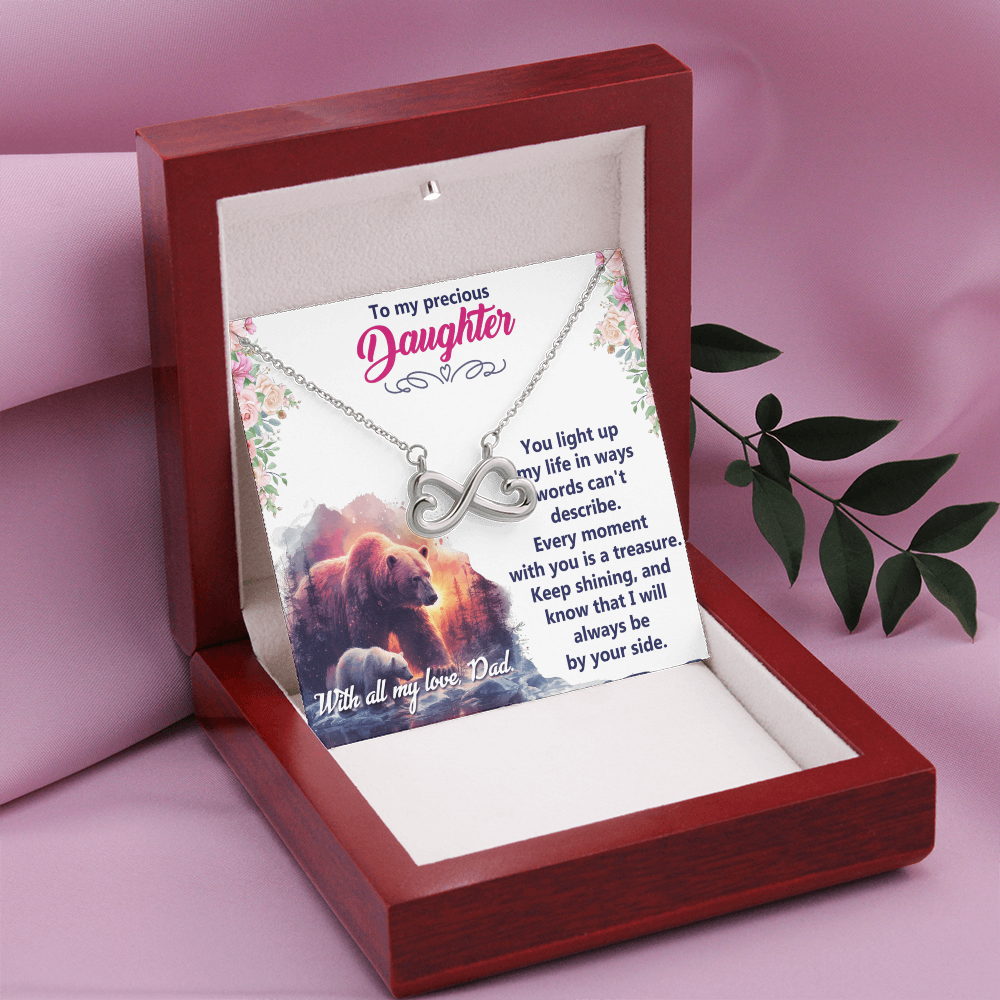 Endless Love Necklace: Daughter - To My Precious Daughter