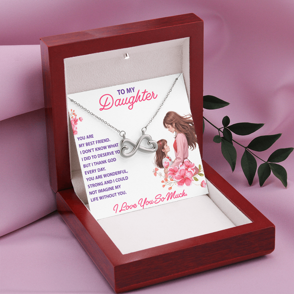 Endless Love Necklace:Daughter - You Are My Best Friend