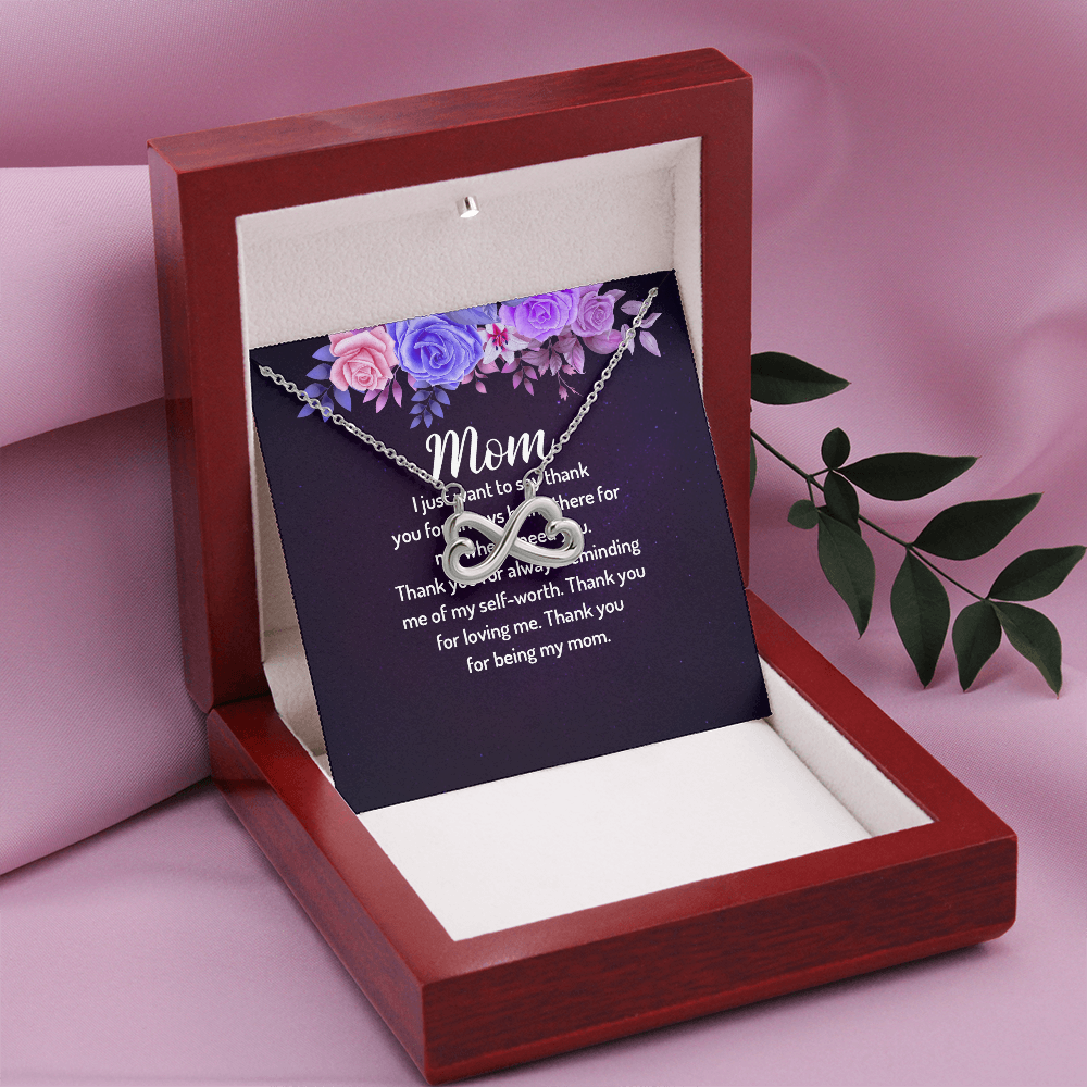 Endless Love Necklace: Mom- Thank You