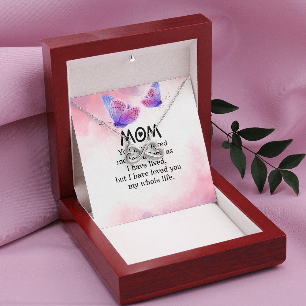 Endless Love Necklace: Mom- I Have Love For You My Whole Life