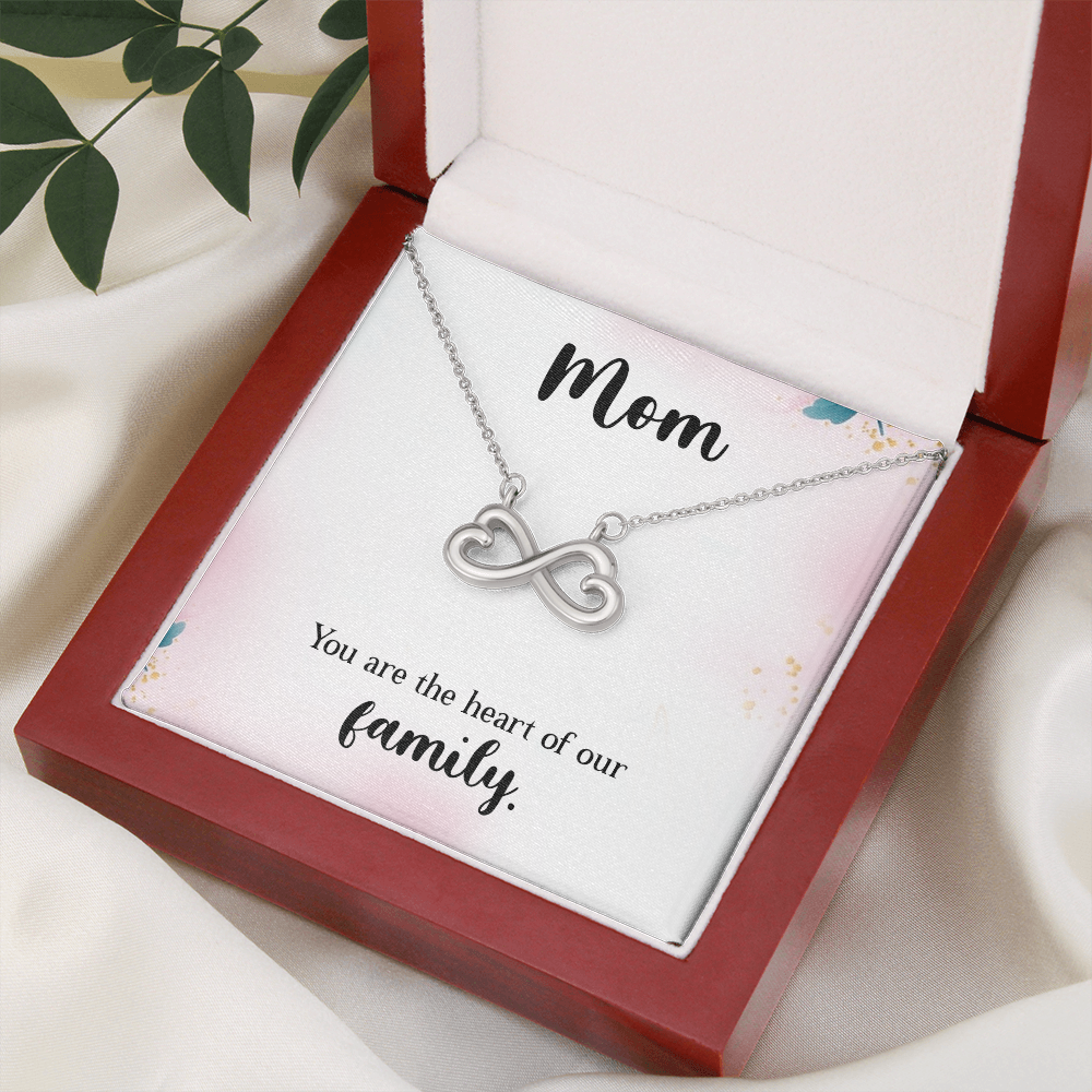 Endless Love Necklace: Mom : You Are The Heart Of This Family