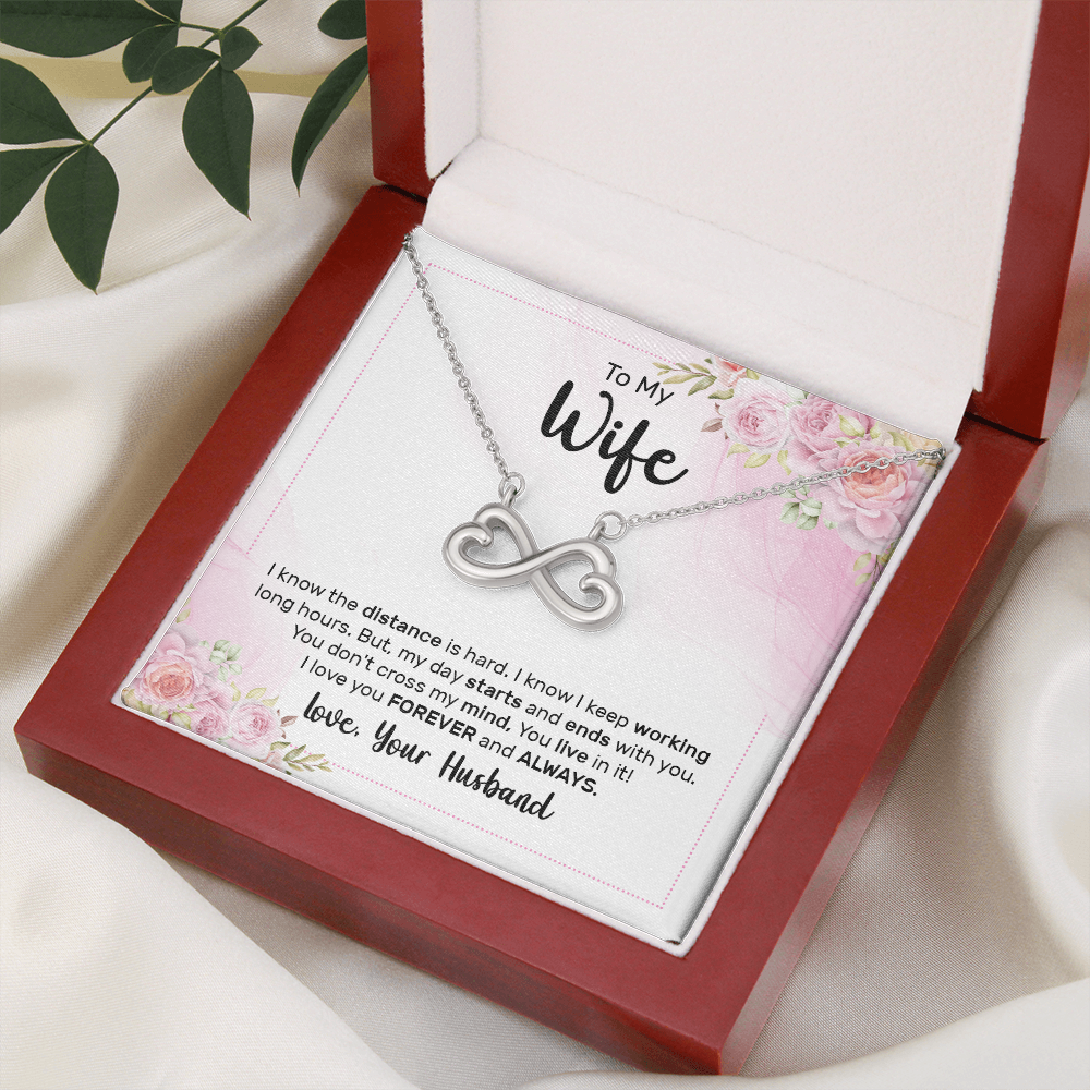 Endless Love Necklace:To My Wife Forever and Always