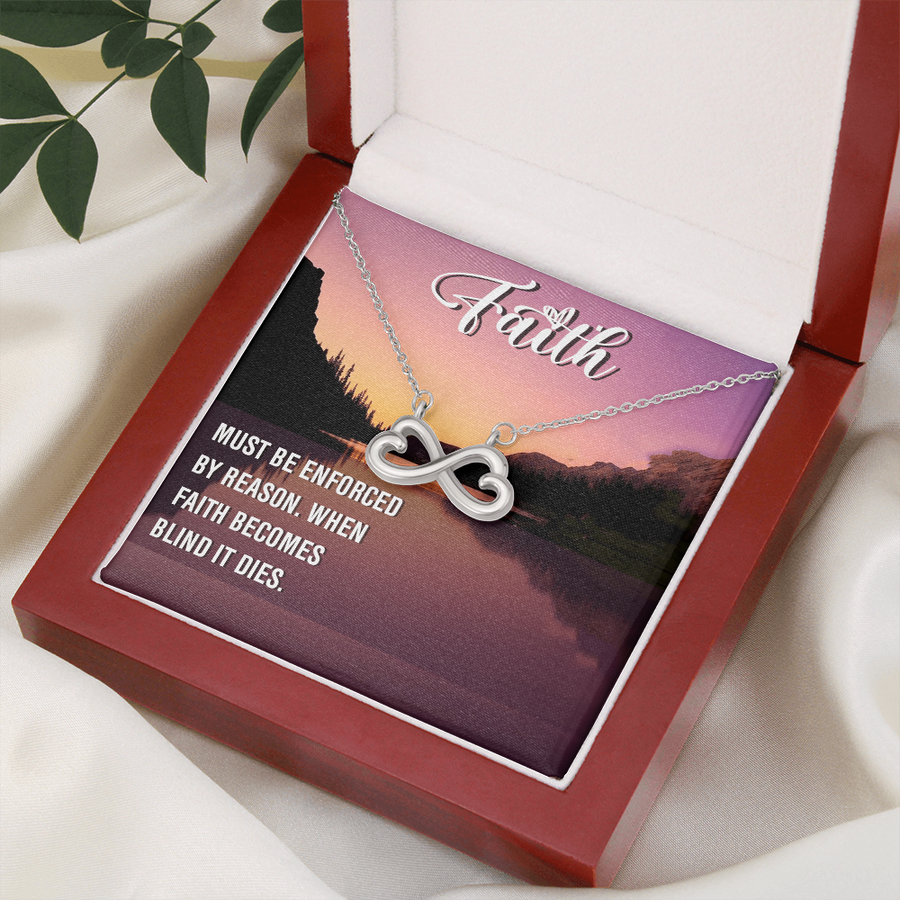 Endless Love Necklace: Faith Must Be Enforce