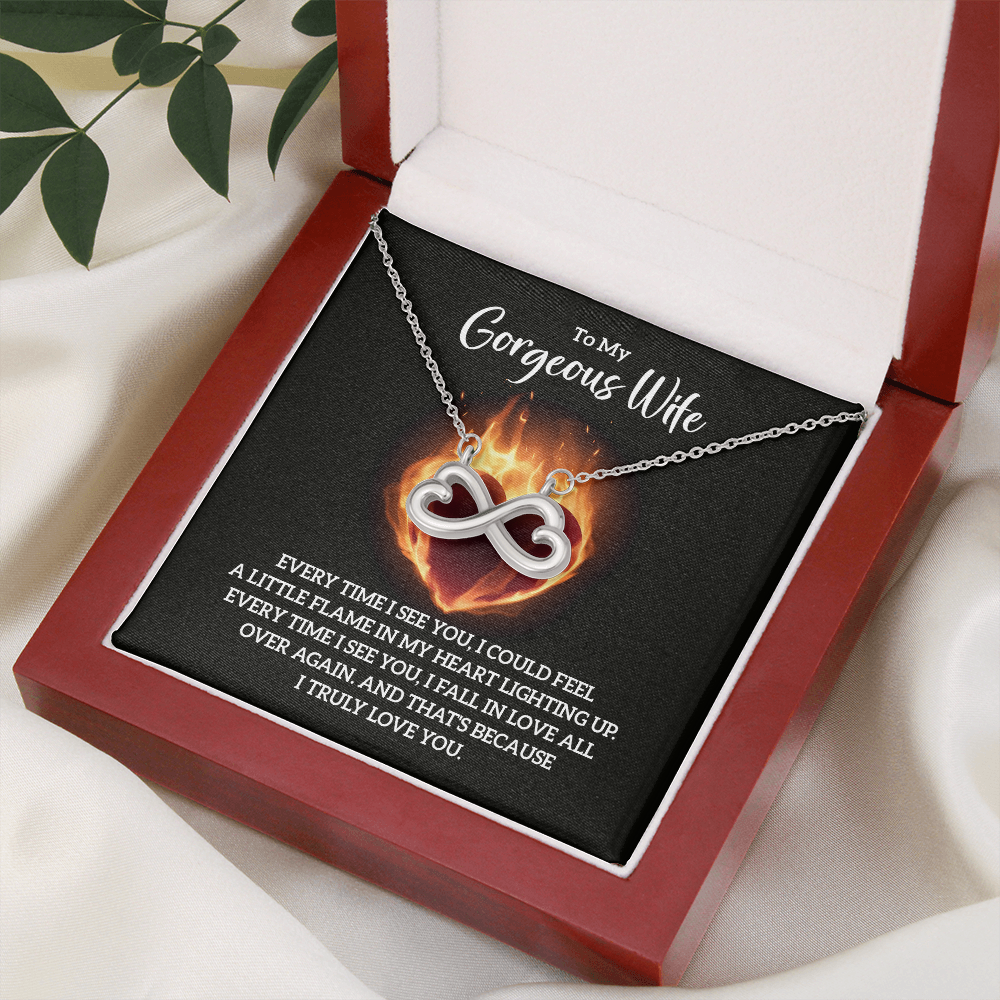 Endless Love Necklace:To My Gorgeous Wife