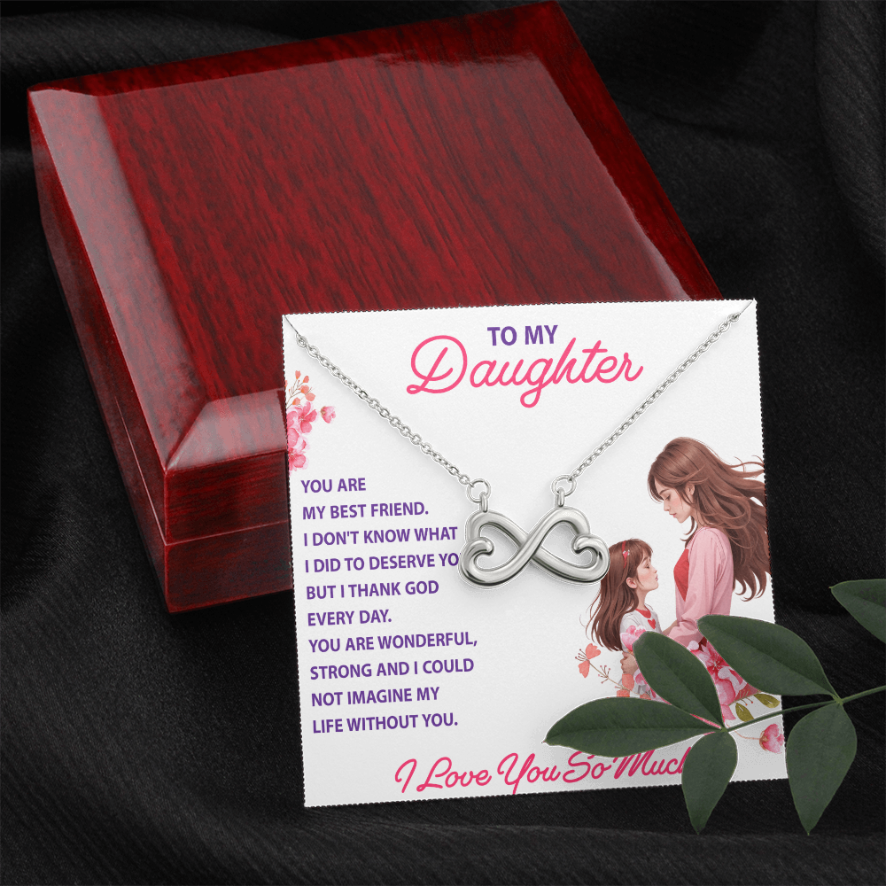 Endless Love Necklace:Daughter - You Are My Best Friend