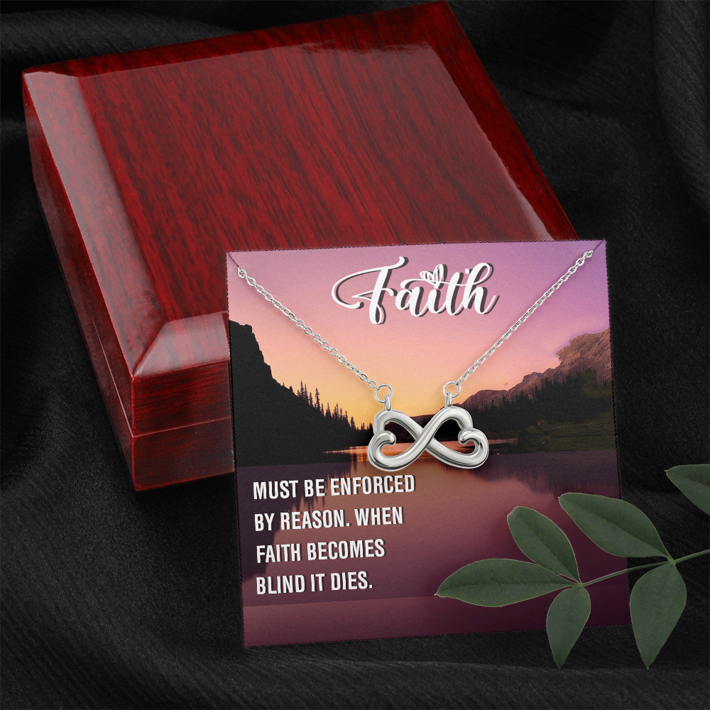 Endless Love Necklace: Faith Must Be Enforce