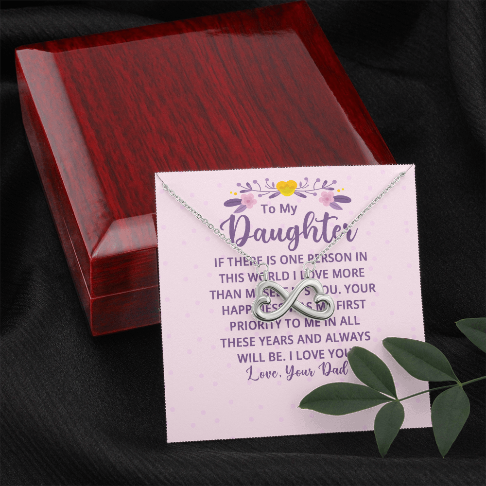 Endless Love Necklace:Daughter -Love Your Dad