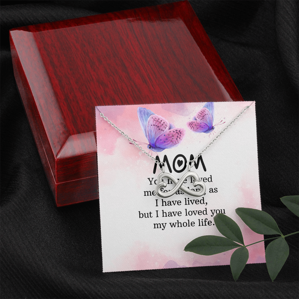 Endless Love Necklace: Mom- I Have Love For You My Whole Life