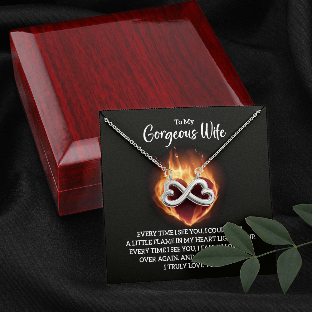 Endless Love Necklace:To My Gorgeous Wife