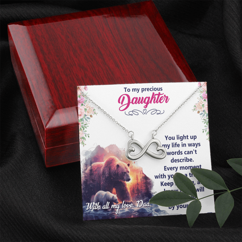 Endless Love Necklace: Daughter - To My Precious Daughter