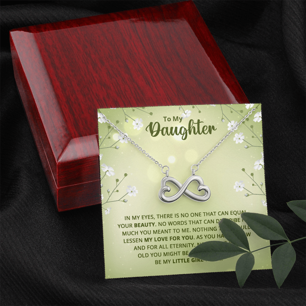 Endless Love Necklace: Daughter -In My Eyes My Little Girl