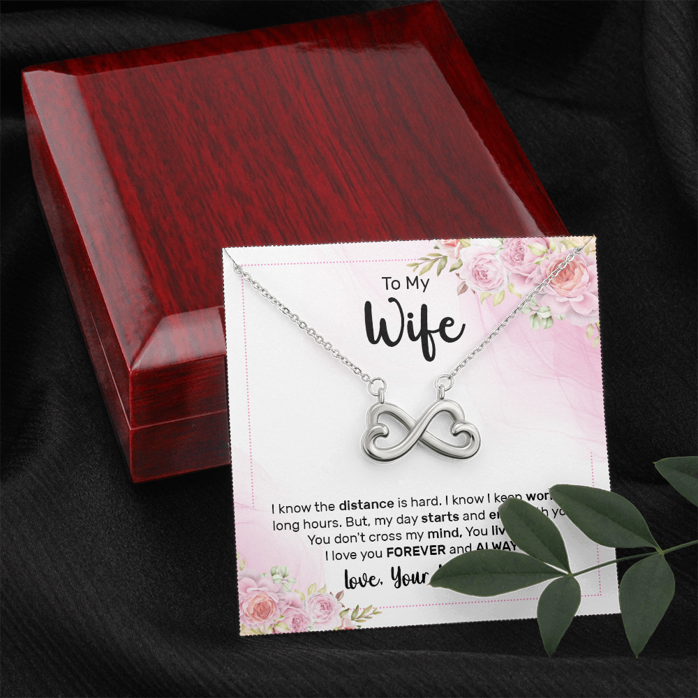 Endless Love Necklace:To My Wife Forever and Always