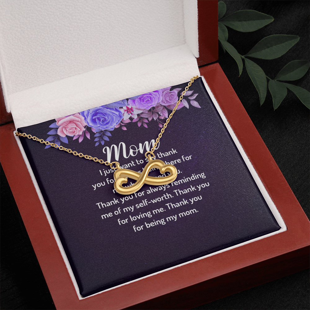 Endless Love Necklace: Mom- Thank You