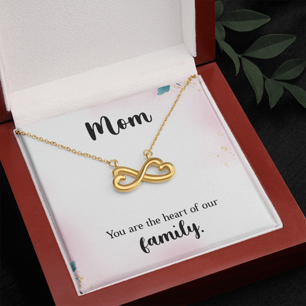 Endless Love Necklace: Mom : You Are The Heart Of This Family