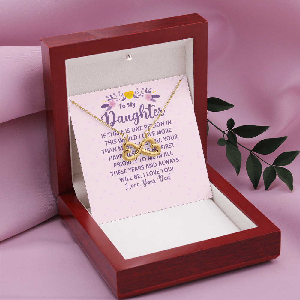 Endless Love Necklace:Daughter -Love Your Dad